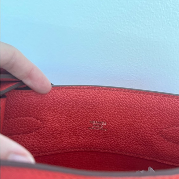 HERMES So Kelly 22 Togo Calfskin Orange - Picture 5 of 11